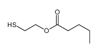 2-sulfanylethyl pentanoate Structure