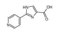 2-(Pyridin-4-yl)-1H-imidazole-5-carboxylic acid structure