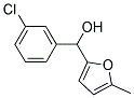 3-CHLOROPHENYL-(5-METHYL-2-FURYL)METHANOL structure