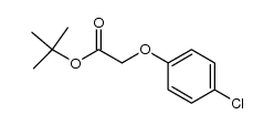 Acetic acid, (4-chlorophenoxy)-, 1,1-dimethylethyl ester Structure