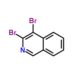 3,4-Dibromoisoquinoline structure