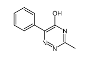 3-Methyl-6-phenyl-1,2,4-triazin-5-ol Structure