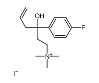 [3-(4-fluorophenyl)-3-hydroxyhex-5-enyl]-trimethylazanium,iodide Structure