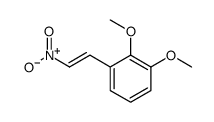 2,3-二甲氧基-~-硝基苯乙烯结构式