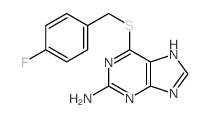 9H-Purin-2-amine,6-[[(4-fluorophenyl)methyl]thio]- picture