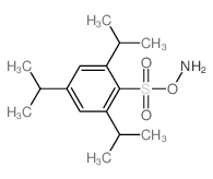 O-(2,4,6-tripropan-2-ylphenyl)sulfonylhydroxylamine Structure