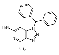 9-benzhydryl-4,7,8,9-tetrazabicyclo[4.3.0]nona-1,3,5,7-tetraene-3,5-diamine Structure