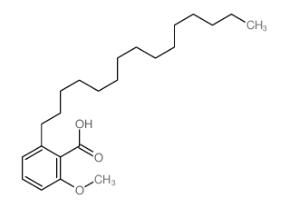 2-methoxy-6-pentadecyl-benzoic acid structure