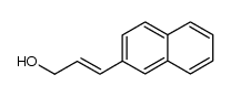 (E)-3-naphthalen-2-yl-prop-2-en-1-ol结构式
