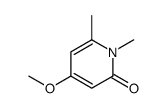 4-methoxy-1,6-dimethylpyridin-2-one结构式