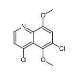 4,6-dichloro-5,8-dimethoxyquinoline结构式