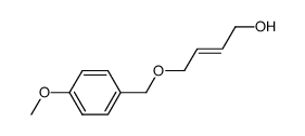 4-((4-methoxybenzyl)oxy)but-2-en-1-ol结构式