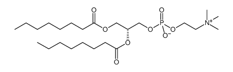 1,2-dioctanoyl-sn-glycero-3-phosphocholine Structure