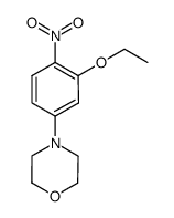 4-(3-ethoxy-4-nitro-phenyl)-morpholine结构式