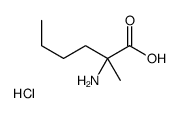 2-Methyl-D-norleucine hydrochloride (1:1)结构式