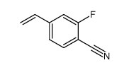 4-ethenyl-2-fluorobenzonitrile结构式