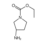 ethyl (3S)-3-aminopyrrolidine-1-carboxylate结构式