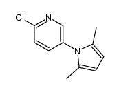 1-(2-chloropyridine)-5-yl-2,5-dimethyl-1H-pyrrole结构式