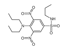 4-(dipropylamino)-3,5-dinitro-N-propylbenzenesulfonamide Structure
