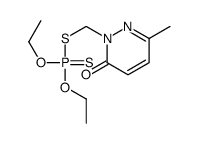 2-(diethoxyphosphinothioylsulfanylmethyl)-6-methylpyridazin-3-one结构式