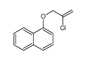 1-(2-chloroprop-2-enoxy)naphthalene Structure