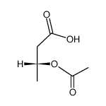 (R)-(-)-3-acetoxybutyric acid Structure