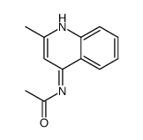 N-(2-Methyl-4-quinolyl)acetamide Structure