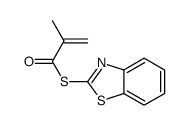 S-(1,3-benzothiazol-2-yl) 2-methylprop-2-enethioate结构式
