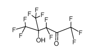 1,1,1,3,3,5,5,5-octafluoro-4-hydroxy-4-trifluoromethyl-pentan-2-one结构式