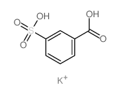 potassium,3-sulfobenzoic acid结构式