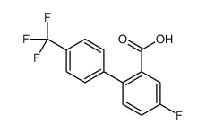 5-fluoro-2-[4-(trifluoromethyl)phenyl]benzoic acid结构式