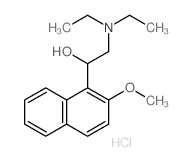 2-diethylamino-1-(2-methoxynaphthalen-1-yl)ethanol Structure