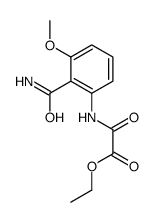 N-(2-Carbamoyl-3-methoxyphenyl)oxamidic acid ethyl ester picture