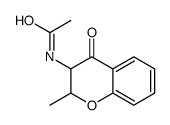 N-(2-methyl-4-oxo-2,3-dihydrochromen-3-yl)acetamide Structure