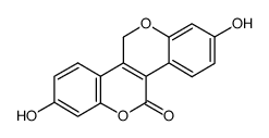 2,8-dihydroxychromeno[4,3-c]chromen-5(11H)-one Structure