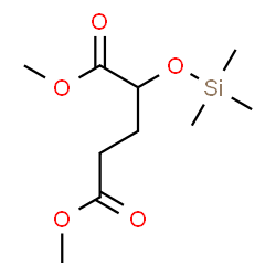 2-(Trimethylsiloxy)pentanedioic acid dimethyl ester结构式