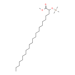 2-(Trimethylsilyloxy)tricosanoic acid methyl ester Structure