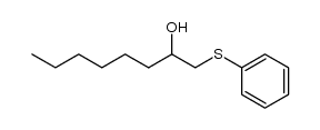 1-phenylsulfanyloctan-2-ol Structure
