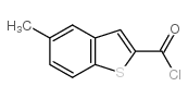 5-methyl-1-benzothiophene-2-carbonyl chloride structure