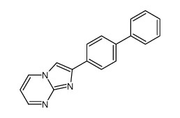 2-(4-phenylphenyl)imidazo[1,2-a]pyrimidine结构式