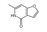 6-methylfuro[3,2-c]pyridin-4(5H)-one结构式