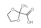 1,3-Dioxolane-2-carboxylicacid, 2-methyl- structure