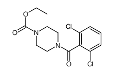 ethyl 4-(2,6-dichlorobenzoyl)piperazine-1-carboxylate结构式