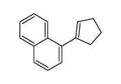 1-(1-Cyclopentenyl)naphthalene Structure