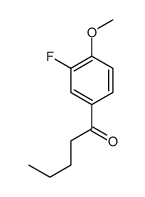 3Fluoro-4methoxyvalerophenone Structure