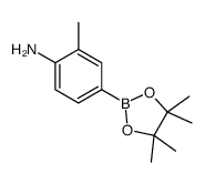 2-methyl-4-(4,4,5,5-tetramethyl-1,3,2-dioxaborolan-2-yl)aniline Structure