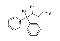 2,4-Dibrom-1,1-diphenyl-1-butanol Structure