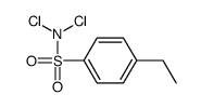 N,N-dichloro-4-ethylbenzenesulfonamide结构式