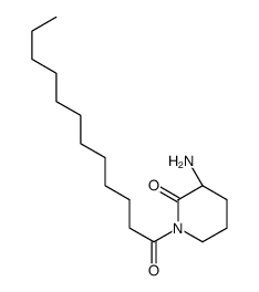 (3S)-3-amino-1-dodecanoylpiperidin-2-one结构式