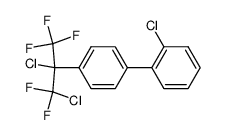 2-Chloro-4'-(1,2-dichloro-2,2-difluoro-1-trifluoromethyl-ethyl)-biphenyl Structure